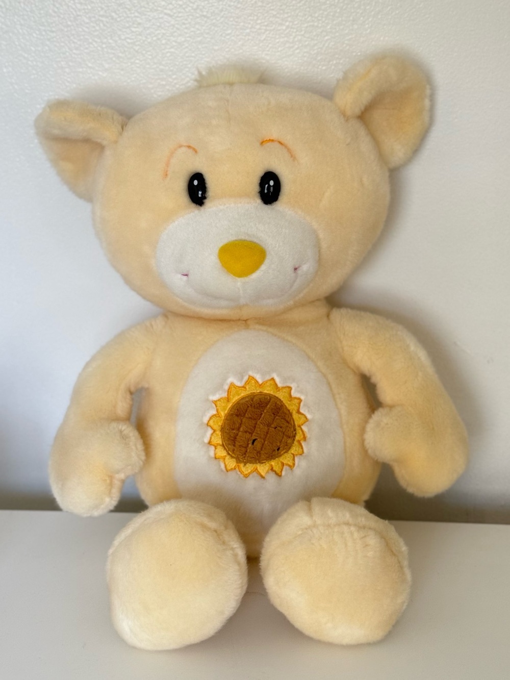 Rare 21” Fakie Sunflower Bear Vintage Circus Circus Las Vegas Casino Plush